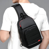 Men's Outdoor Waterproof Travel Backpack Anti-theft Messenger Bag