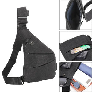 Men's Waterproof Shoulder Bag Bicycle Anti-theft Crossbody Chest Bag