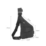 Men's Waterproof Shoulder Bag Bicycle Anti-theft Crossbody Chest Bag