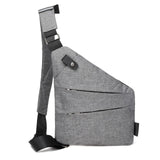 Men's Waterproof Shoulder Bag Bicycle Anti-theft Crossbody Chest Bag