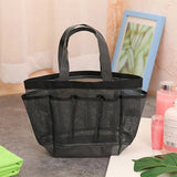 Men's Mesh Shower Caddy Hanging Organizer with 7 Pockets