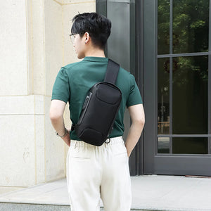 Men's Security Lock Sports Mini Shoulder Bag