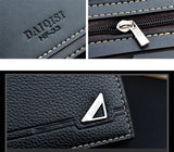Men's Short Wallet Casual Lychee Pattern Money Clip