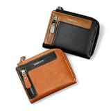 Men's Short Wallet Soft PU Leather Multifunctional Purse