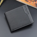 Men's Short Wallet Multi-Card Slot Casual Business Money Clip