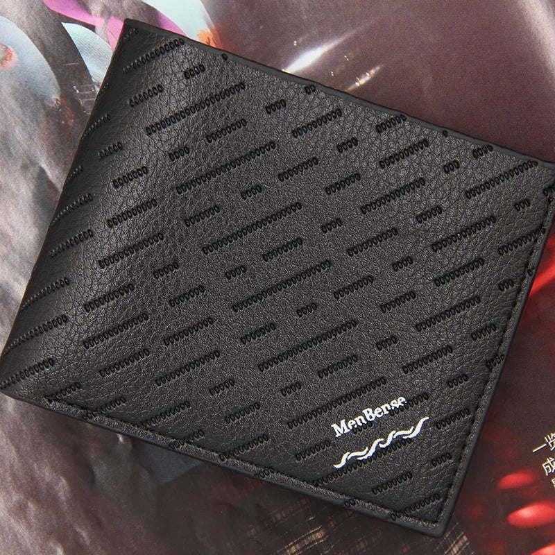 Men's Short Wallet Multi-card Slot Bill Fold Credit Card Holder