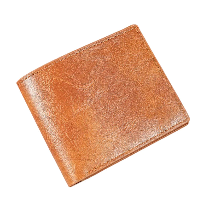 Men's Short Wallet Simulation Leather Large Capacity for Business Trip