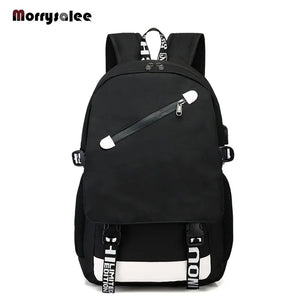 Men's Shoulder Bag USB Charging Backpack Neutral