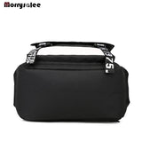 Men's Shoulder Bag USB Charging Backpack Neutral