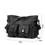 Men's Waterproof Messenger Shoulder Bag Large Capacity Crossbody School