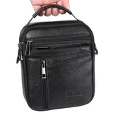 Men's Leather Laptop Bag Shoulder Briefcase