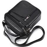 Men's Leather Laptop Bag Shoulder Briefcase