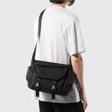 Men's Waterproof Crossbody Bag Large Capacity Lightweight Sling Bag