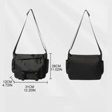 Men's Waterproof Crossbody Bag Large Capacity Lightweight Sling Bag
