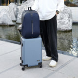 Men's Portable Backpack Large Capacity Waterproof Travel Bag 15.6 Inches