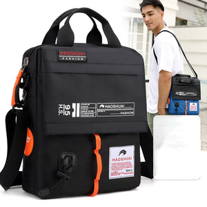 Men's Shoulder Messenger Bag Sports Briefcase Waterproof Satchel