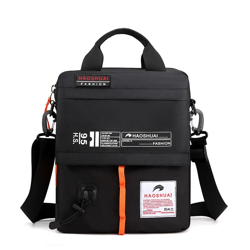 Men's Shoulder Messenger Bag Sports Briefcase Waterproof Satchel