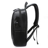 Men's Stylish Backpack for School Students Waterproof Leather Notebook