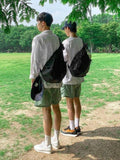 Men's Large-Capacity Street Sports Chest Bag Shoulder Bag