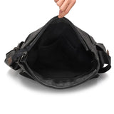 Men's Vintage Briefcase PU Leather Tote Business Office Man Messenger Bag