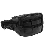 Men's Vintage Leather Messenger Bag Waist Pack Pouch