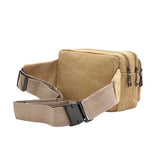 Men's Waist Bag Canvas Shoulder Bag Outdoor Fanny Pack