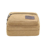 Men's Waist Bag Canvas Shoulder Bag Outdoor Fanny Pack