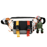 Men's Waist Bag High Street Chest Phone Purse Male Canvas Casual Satchel