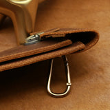 Men's Leather Waist Pack Fanny Pack Phone Bag Vintage Wallet Belt Loop