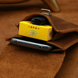 Men's Leather Waist Pack Fanny Pack Phone Bag Vintage Wallet Belt Loop