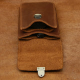 Men's Leather Waist Pack Fanny Pack Phone Bag Vintage Wallet Belt Loop