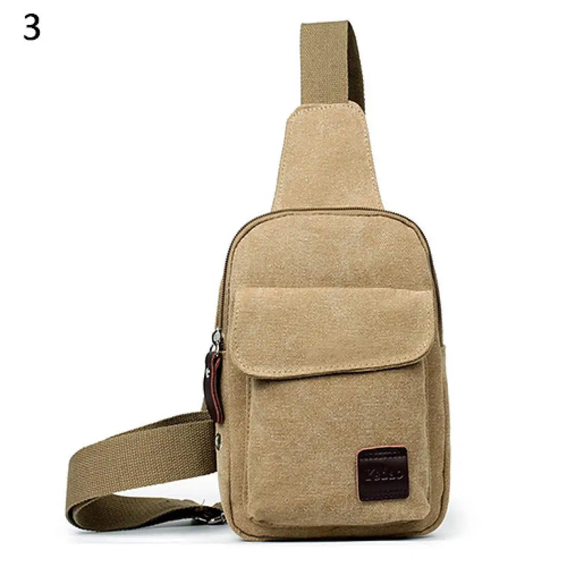 Men's Canvas Satchel Cross Body Shoulder Bag
