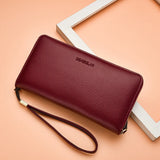 Men's Leather Wallet Clutch Bag Billeteras Para Hom