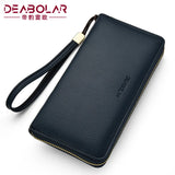 Men's Leather Wallet Clutch Bag Billeteras Para Hom