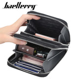 Men's Double Zipper Diagonal Chest Bag