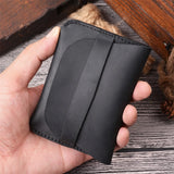 Men's Leather Retro Wallet Short Style