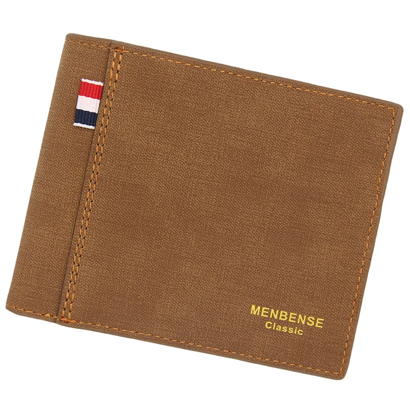 Men's Leather Wallet, Large-capacity Retro Business Wallet