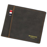 Men's Leather Wallet, Large-capacity Retro Business Wallet