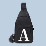 Canvas Travel Waist Bag Phone Belt Pouch Men Women Hip Letter Series