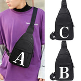 Canvas Travel Waist Bag Phone Belt Pouch Men Women Hip Letter Series