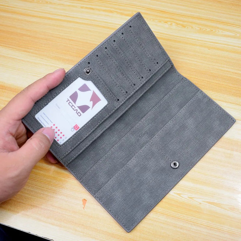 Vintage Leather Slim Men's Wallet