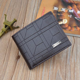 Men's Retro Student Wallets Horizontal Money Bag