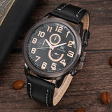 Men's Watch+Wallet+Belt Set Father's Birthday 3pcs/set Dad Boyfriend