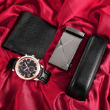 Men's Watch+Wallet+Belt Set for Father Birthday Gift