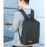 Men's Waterproof Business Backpack with USB Port 15.6 Inch Laptop Bag