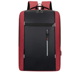 Men's Waterproof Business Laptop Backpack 15.6 Inch Anti-theft Travel Bag