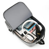 Men's Waterproof 15.6 Laptop Backpack USB Charging Business Bag