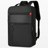 Men's Waterproof Backpack 15.6 Laptop Business Bag with USB Charging