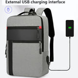 Men's Waterproof Backpack 15.6 Laptop Business Bag with USB Charging