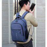 Men's Waterproof Backpack Lightweight Book Bag 15.6inch Notebook Backpack